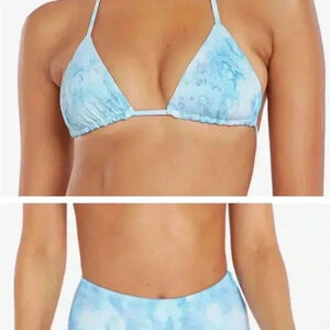 Vitamin A Ruched Tie Dye Bikini Set